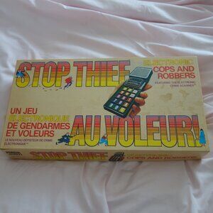 Vintage 1979 Parker Brothers Stop Thief Electronic Cops & Robbers Board Game